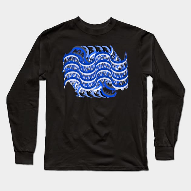 Water flow by Orchidinkle 7 Long Sleeve T-Shirt by Orchid's Art